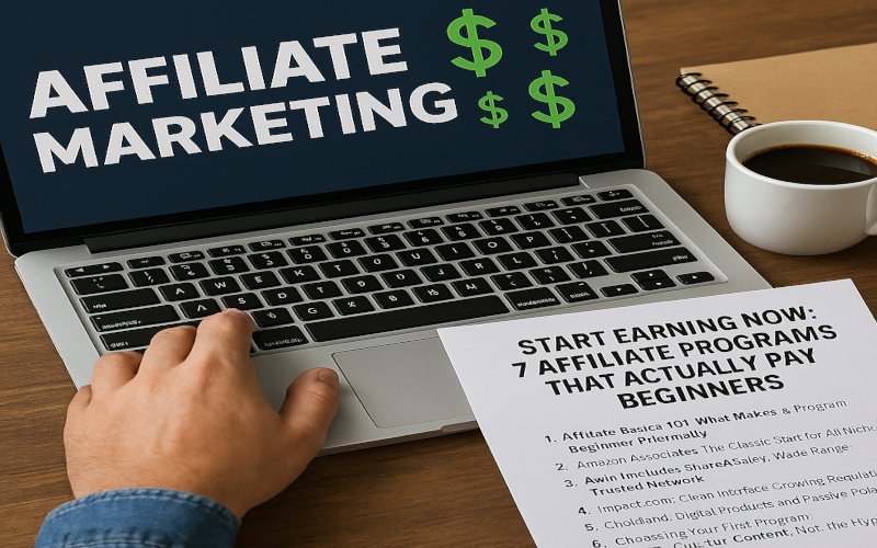 Start Earning Now: 7 Affiliate Programs That Actually Pay Beginners